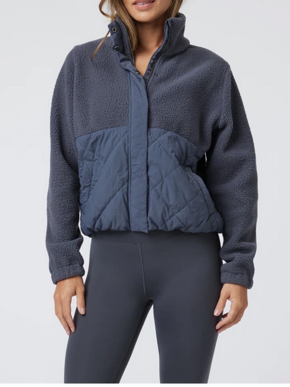 Vuori Blue Sherpa Jacket